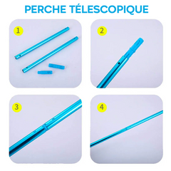 Plumeau Électrique Rechargeable Brosse Rotative Nettoyage 2 Têtes Sans Fil