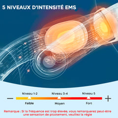 Masseur chauffe-cou rechargeable USB, température réglable pour cervicales