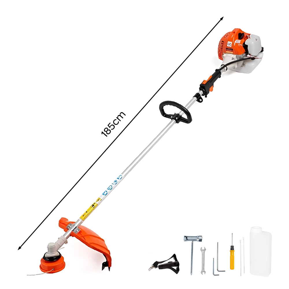 Débroussailleuse KRAFTROYAL multifonction à essence 2T 52cc jardin