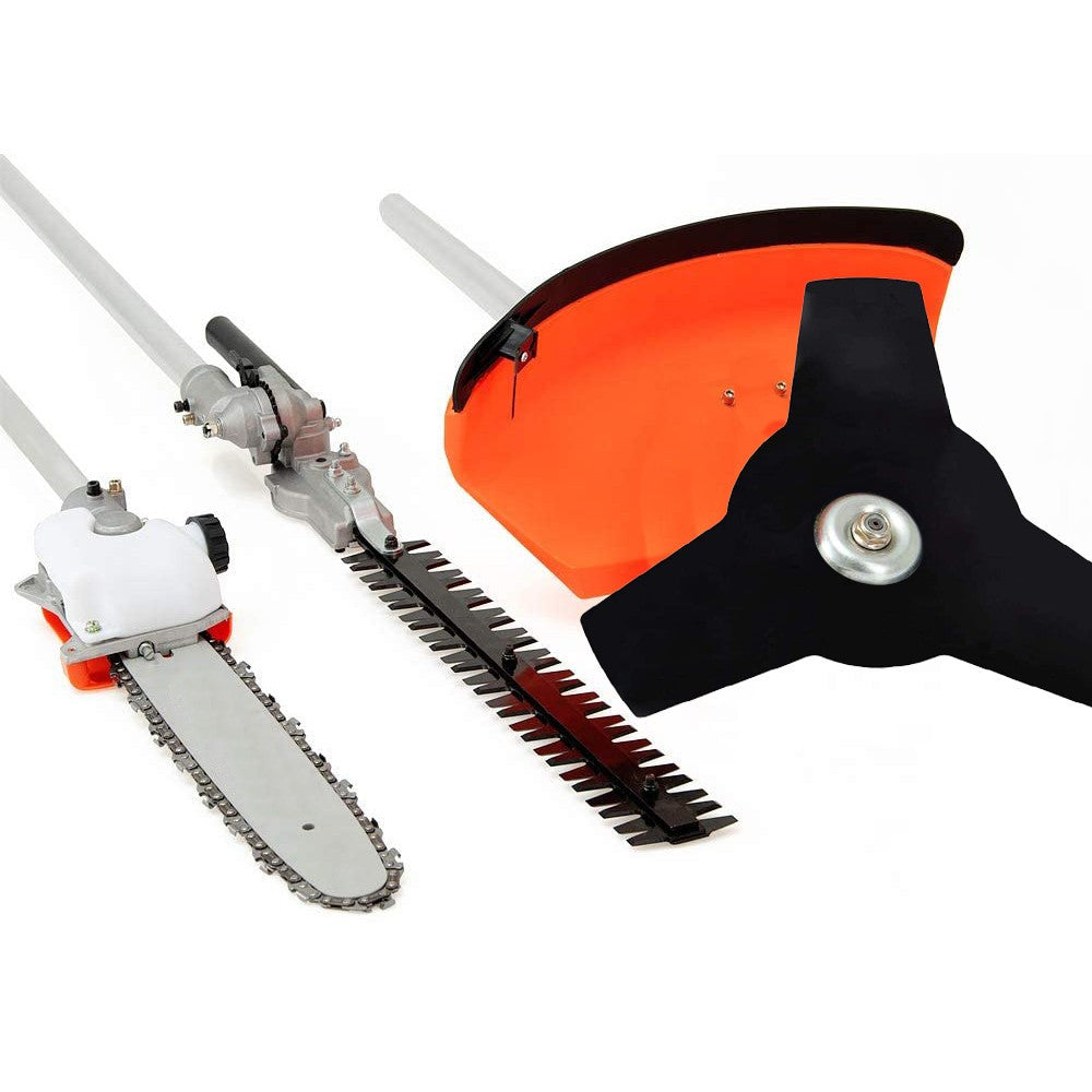 Taille-haie Coupe-branches/bordures débroussailleuse 52cc KRAFTROYAL 4en1 jardin