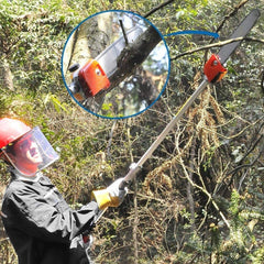 Taille-haie Coupe-branches/bordures débroussailleuse 52cc KRAFTROYAL 4en1 jardin