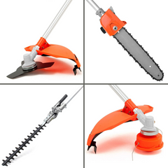 Taille-haie Coupe-branches/bordures débroussailleuse 52cc KRAFTROYAL 4en1 jardin
