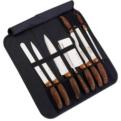 Set 9 Couteaux de Cuisine avec Étui Professionnel en Acier Inoxydable Polyvalent