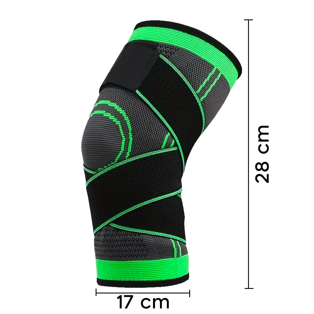Genouillère Sportive Soutien de Genou Bande Élastique de Compression