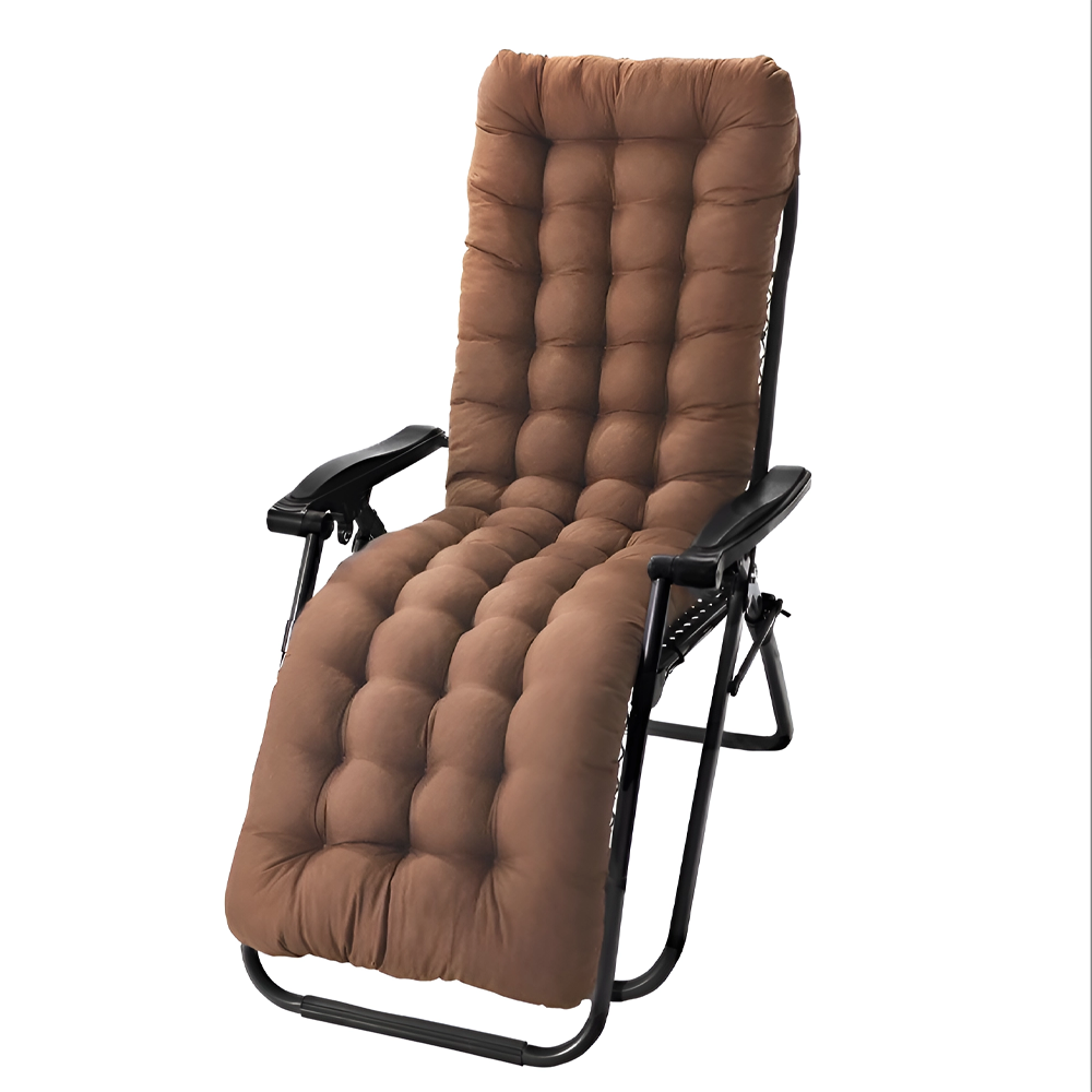 Chaise inclinable pliable avec coussin Zéro gravité Dossier inclinable