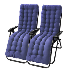 Pack 2 chaises inclinable pliable avec coussin Zéro gravité Dossier inclinable