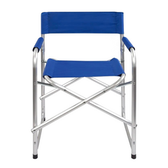 Chaise pliante Textilene aluminium et tissu ONSHORE 55x57x82cm