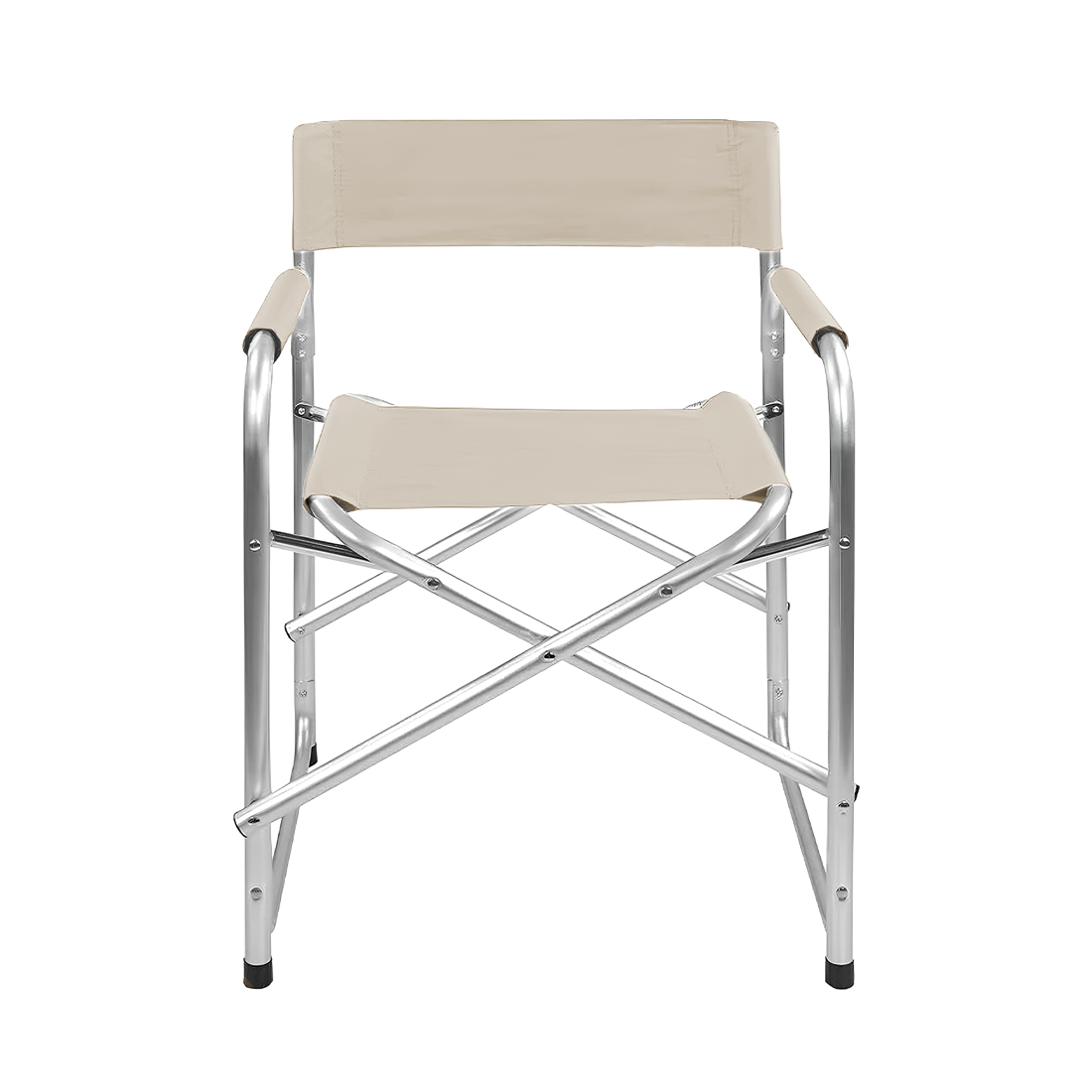 2 chaises réalisateur pliantes aluminium et textilène pour le camping 82x57x55