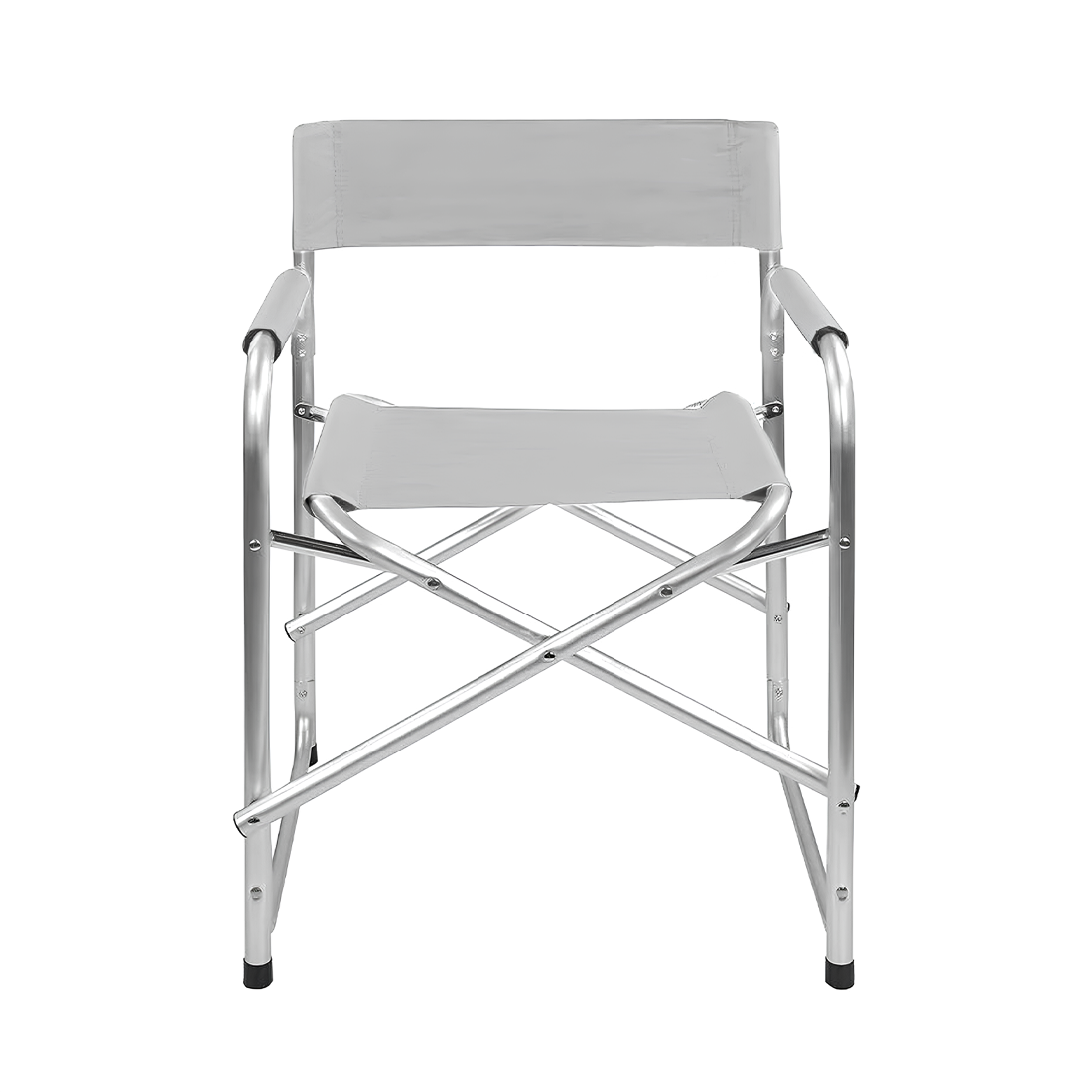 2 chaises réalisateur pliantes aluminium et textilène pour le camping 82x57x55