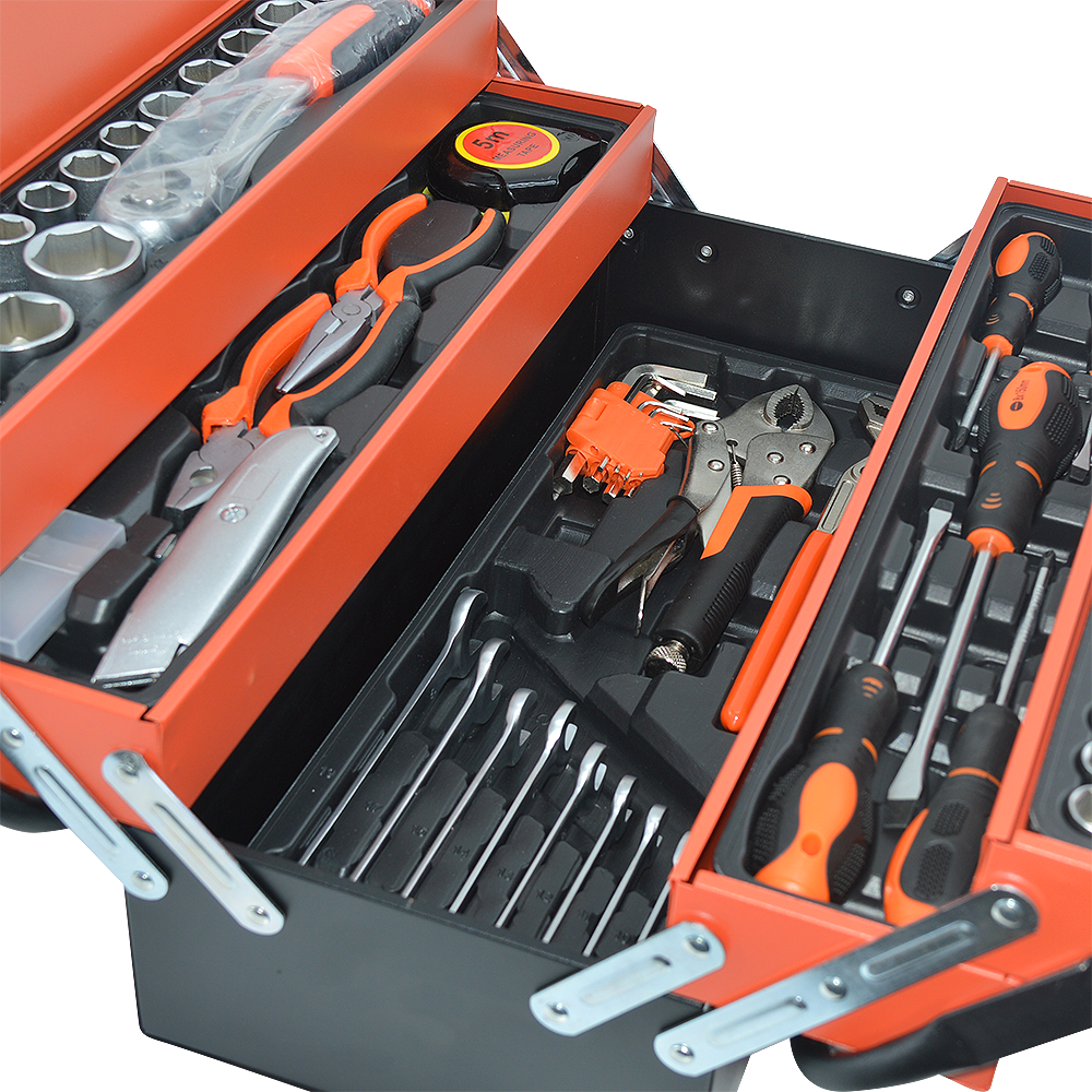 Boîte à outils Malette Portable Boîte à outils 85 Outils de Quincaillerie