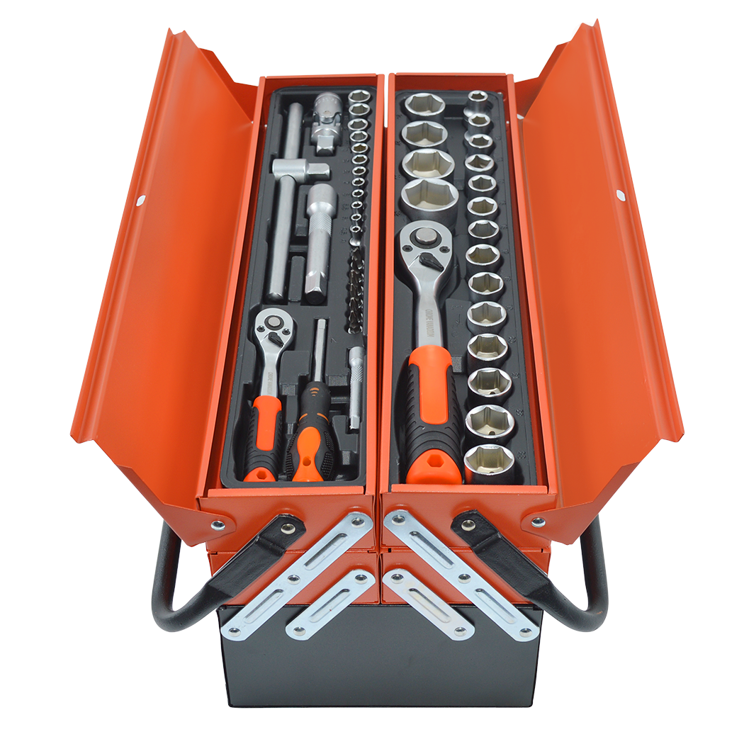 Boîte à outils Malette Portable Boîte à outils 85 Outils de Quincaillerie