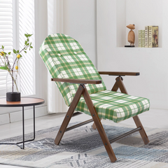 AMALFI Fauteuil en Bois MASLEGNO Fauteuil inclinable Coussin Rembourré 108x65x60