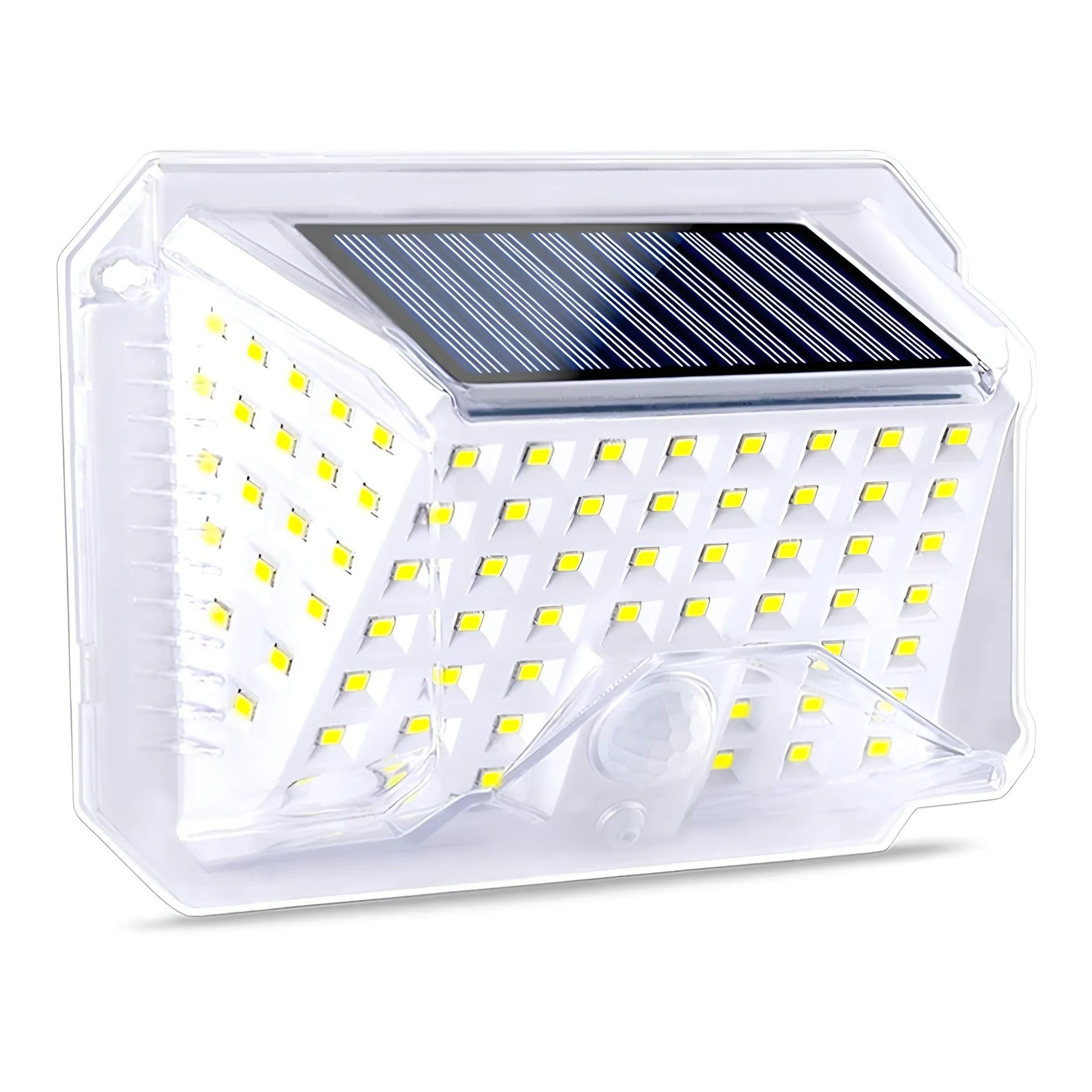 Applique solaire LED mural avec lumière froide et capteur de mouvement