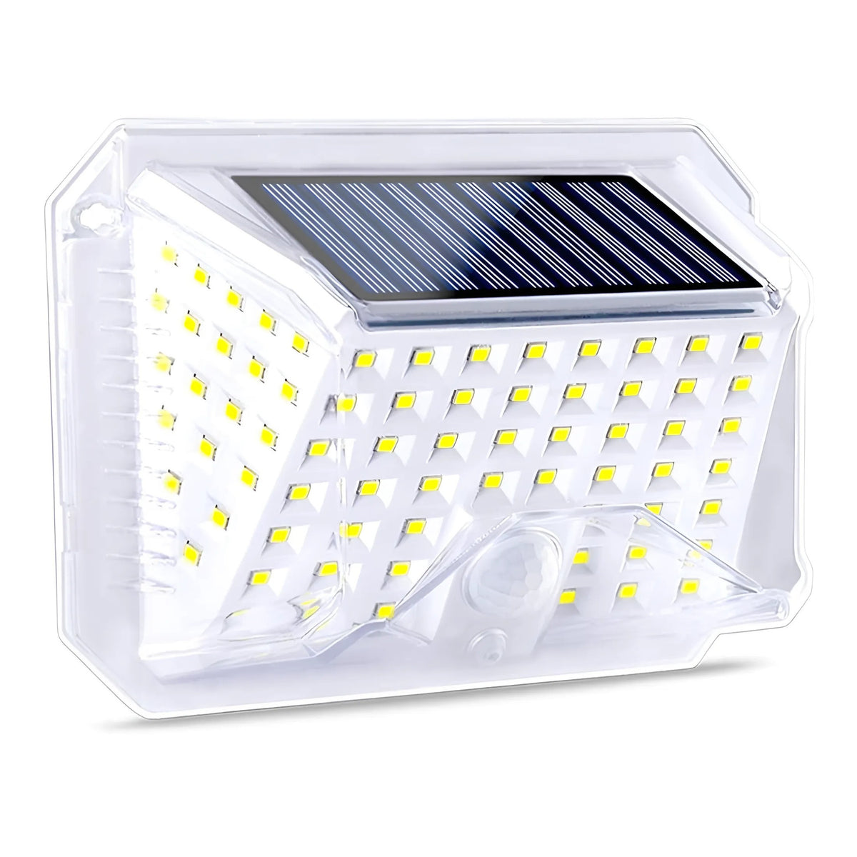 Applique solaire LED mural avec lumière froide et capteur de mouvement