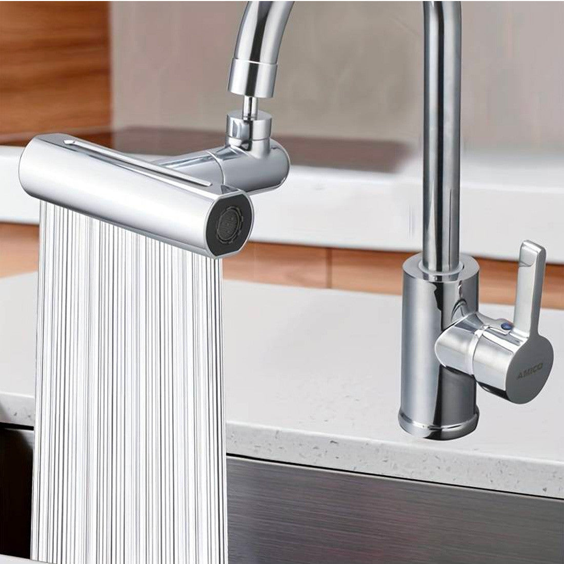 Aérateur robinet cuisine Rotation 360 Extension d'évier salle bain multifonction