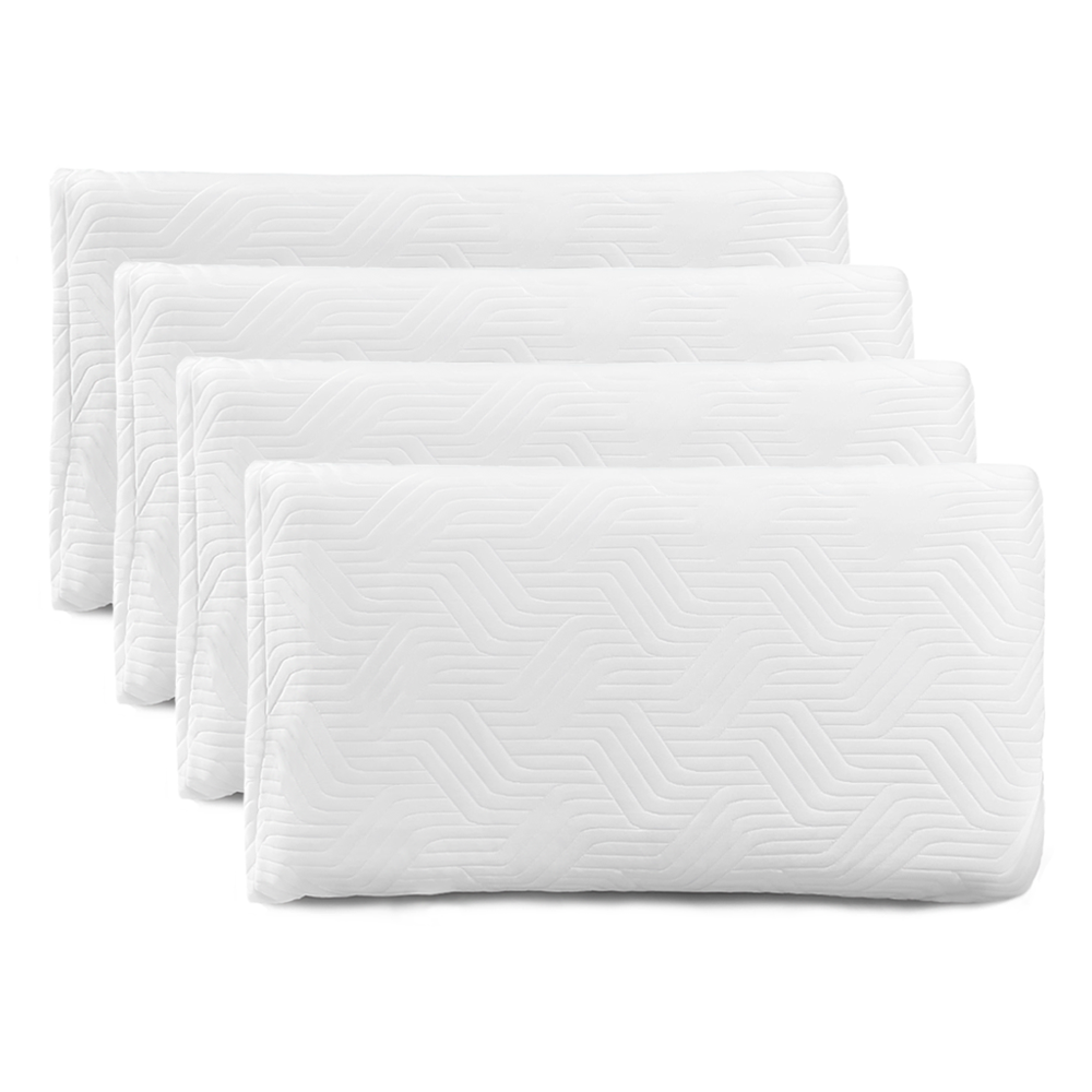 4 pièces Oreiller Cervical mémoire forme 11cm haleine fraîche aloe Vera