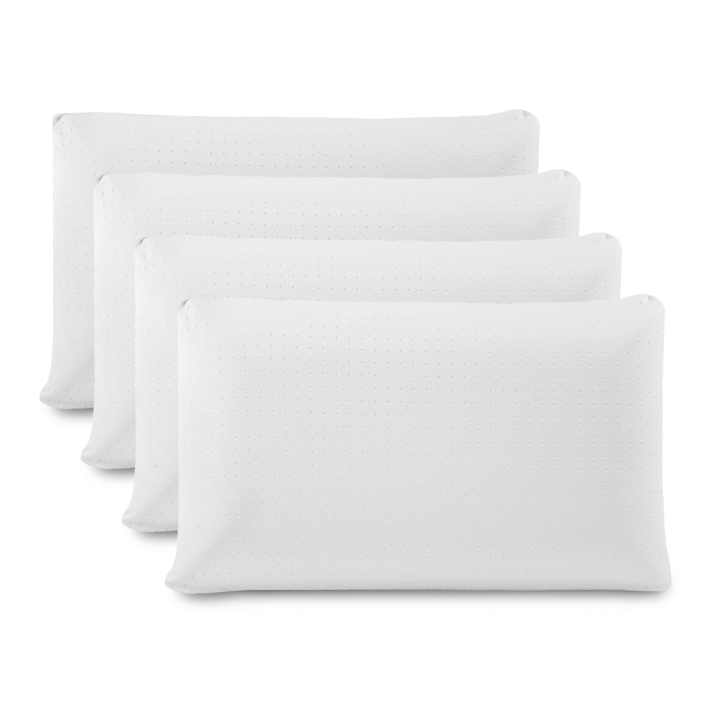 4 pièces Oreiller Cervical mémoire forme 15cm haleine fraîche aloe Vera