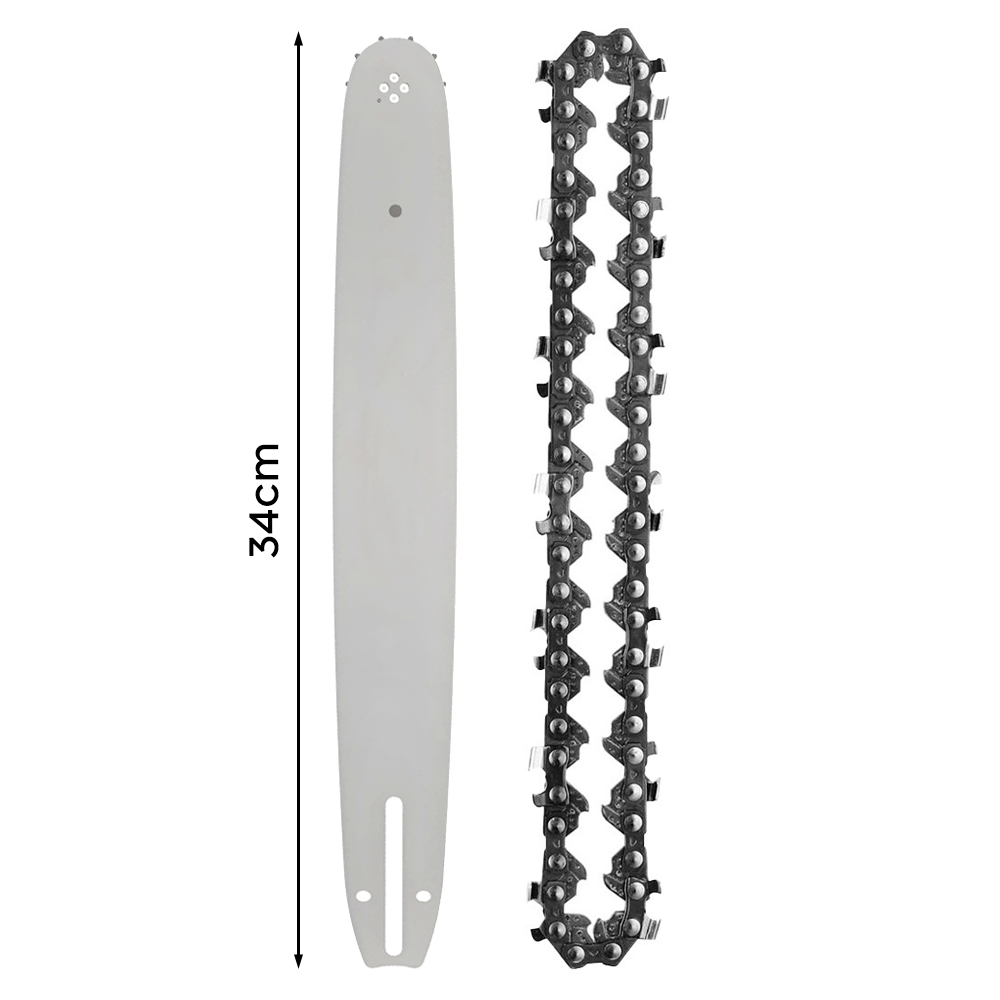 Kit chaîne barre rechange 12 pouces pour tronçonneuse à batterie 300mm sans fil