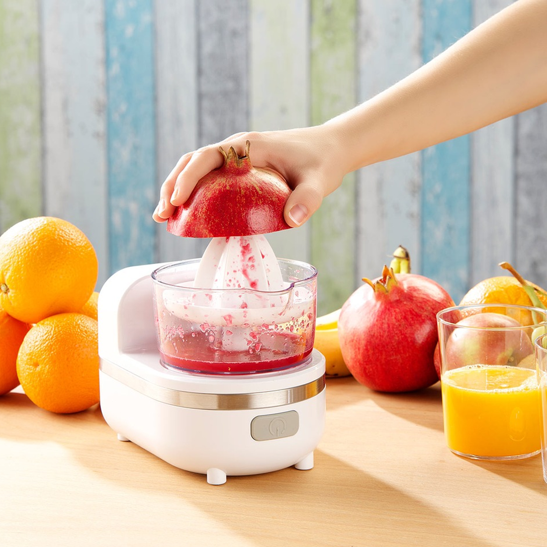 Robot de cocina multifunción 3 en 1 exprimidor rallador batidora y cortadora