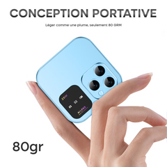 Téléphone de poche pliable 1,77" I16 PRO Double SIM Caméra Bluetooth MP4