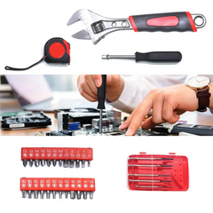 Boîte outils roulettes 849pz valise professionnelle bricolage accessoires mixtes