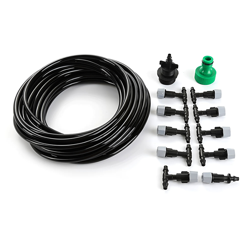 2 PZ Kit système d'arrosage automatique nébuliseur pour extérieur, câble de 10 m