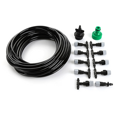 Kit de Système d'Irrigation Automatique Nébuliseur d'Eau Extérieur Câble de 10m