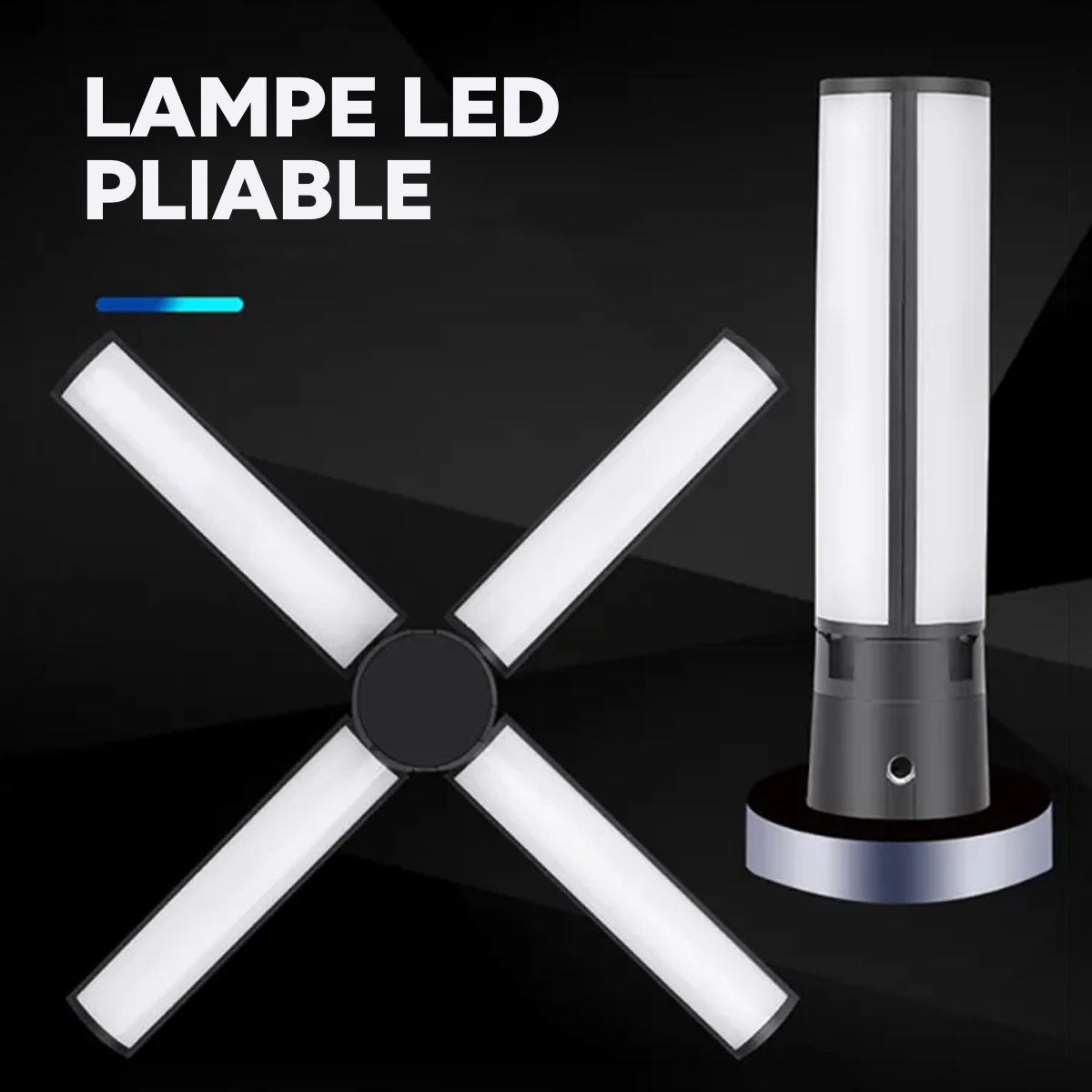Lumière LED pliable rechargeable Éclairage Photo Vidéo Lampe Portable 5V