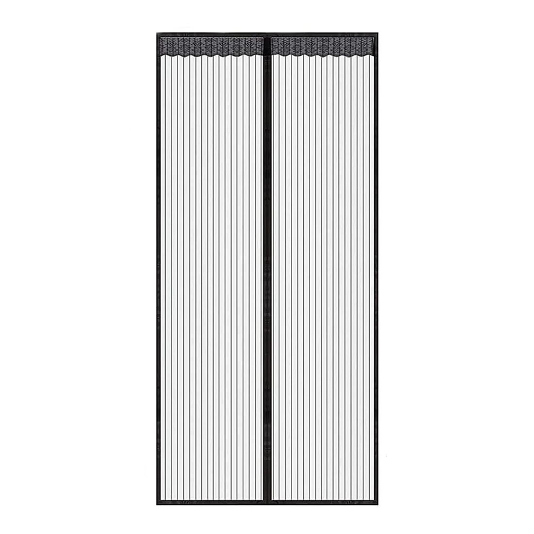 Moustiquaire Magnétique Portes Fermeture Aimant 100x210cm Rideau Anti-Moustiques