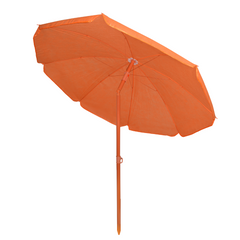Parasol de Plage TNT Palinuro H185cm Inclinable 8 Bâtons Poteau en Aluminium