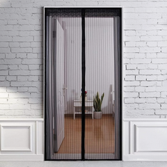 2 Moustiquaire Magnétique Portes Fermeture Aimant 100x210cm Anti-Moustiques