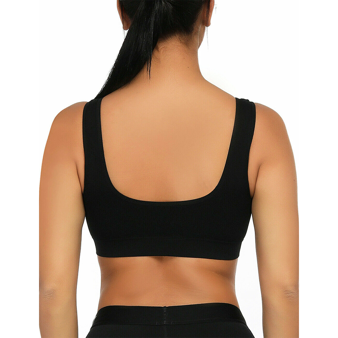 Pack 3 Brassières De Sport Sans Armatures Épaules Larges Respirant Élastique