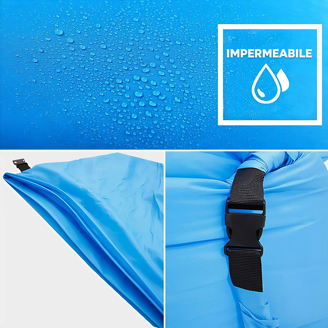 Canapé-lit gonflable Sac de couchage Matelas pneumatique portable de camping