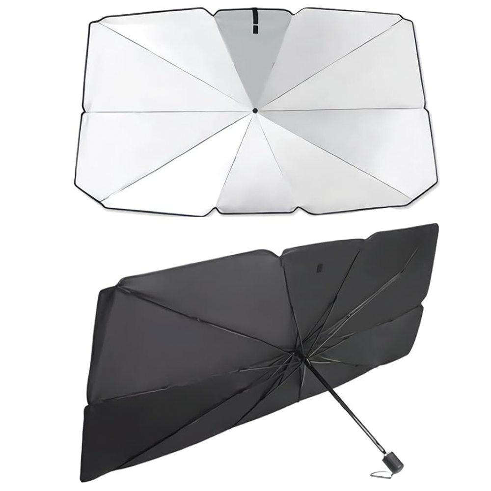 2 PZ Pare-soleil pliable voiture couverture de pare-brise universelle, 140x76cm