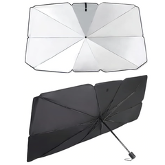 2 PZ Pare-soleil pliable voiture couverture de pare-brise universelle, 140x76cm
