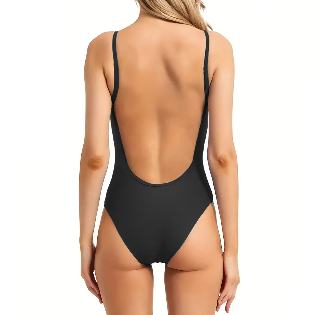2 PZ Maillot de Bain Une-Pièce Femme MADRID Élastique Push Up Uni Beachwear