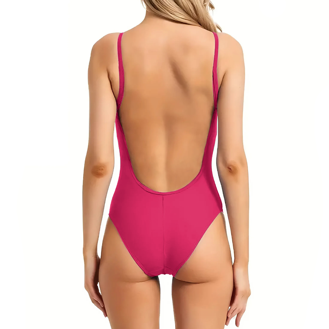2 PZ Maillot de Bain Une-Pièce Femme MADRID Élastique Push Up Uni Beachwear