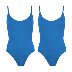 2 PZ Maillot de Bain Une-Pièce Femme MADRID Élastique Push Up Uni Beachwear