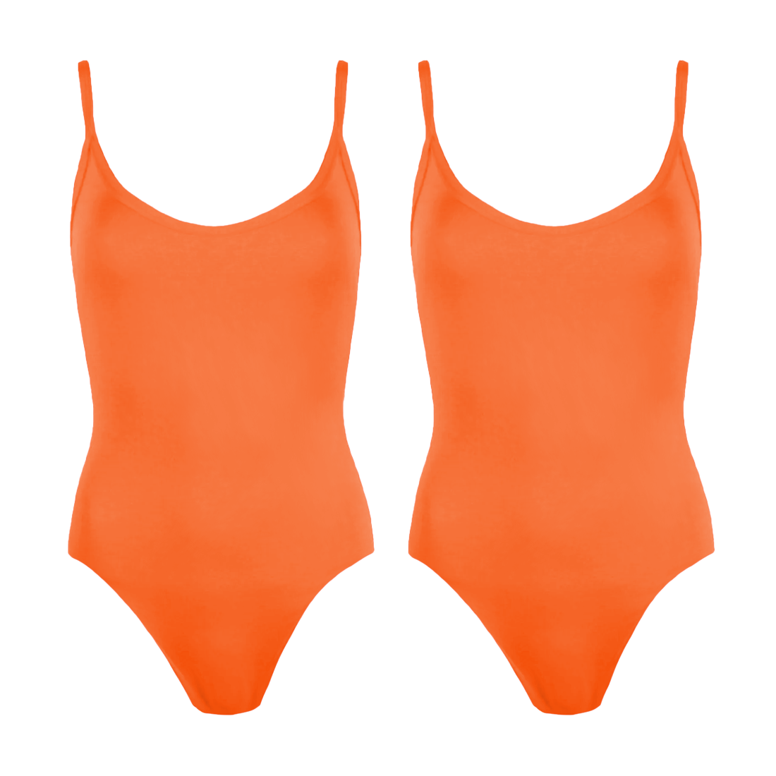 2 PZ Maillot de Bain Une-Pièce Femme MADRID Élastique Push Up Uni Beachwear