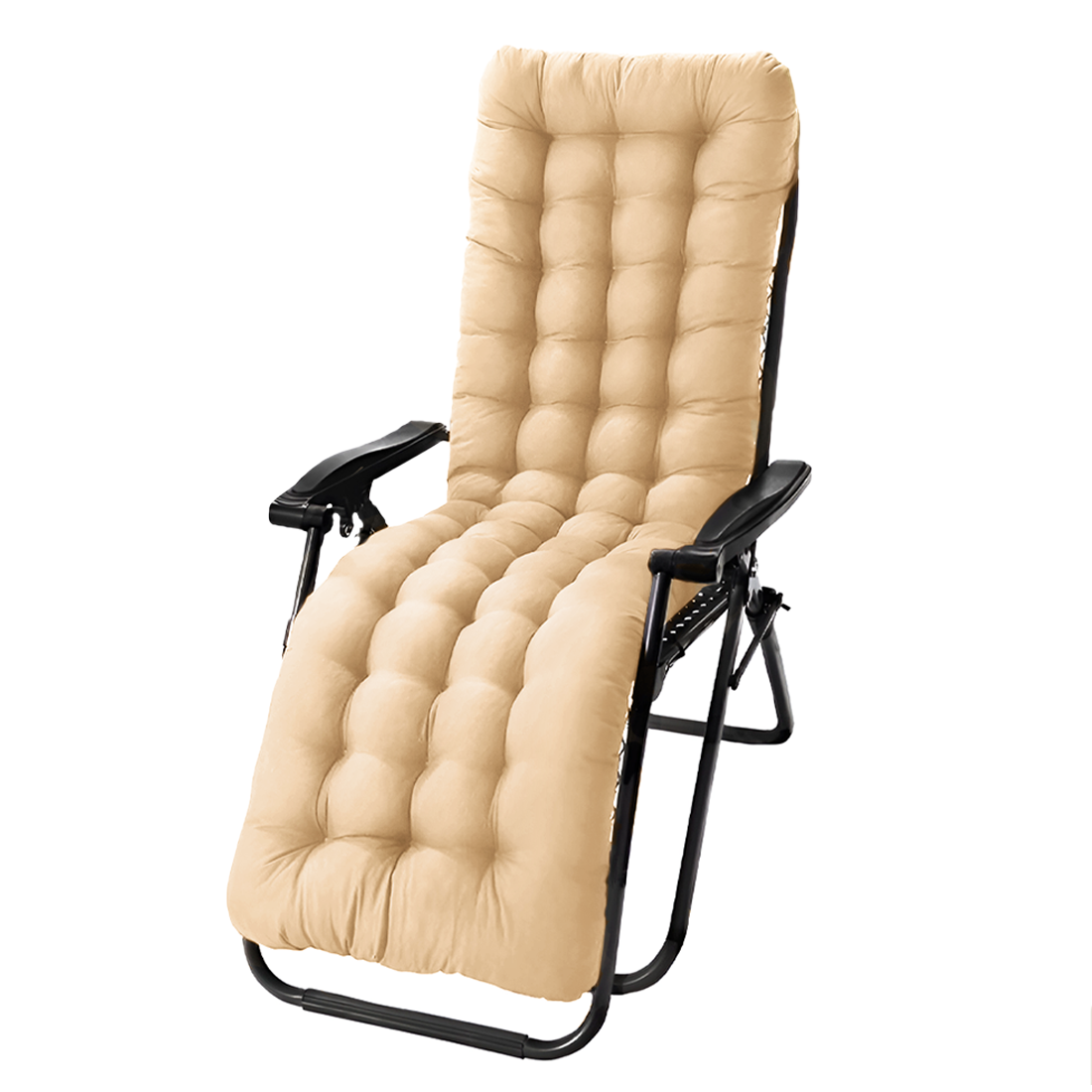 Chaise inclinable pliable avec coussin Zéro gravité Dossier inclinable