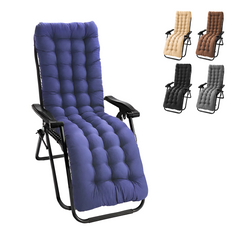 Chaise inclinable pliable avec coussin Zéro gravité Dossier inclinable