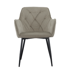 Ensemble de 2 fauteuils en velours QUEEN rétro, avec dossier rembourré.