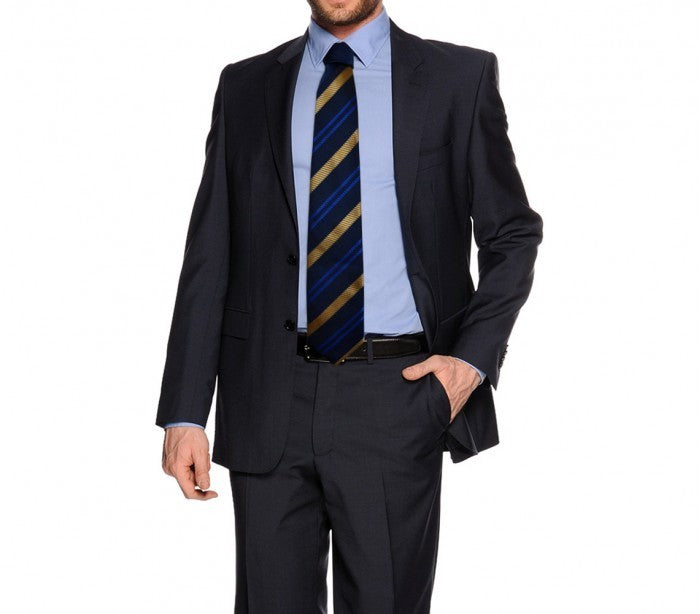 PW28 - Cravate classique rayures obliques - vêtement homme
