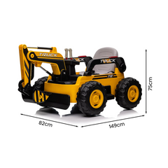 Bulldozer Électrique pour Enfants LT979 New Holland avec Pelle Maniable 12V