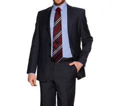 PW28 - Cravate classique rayures obliques - vêtement homme