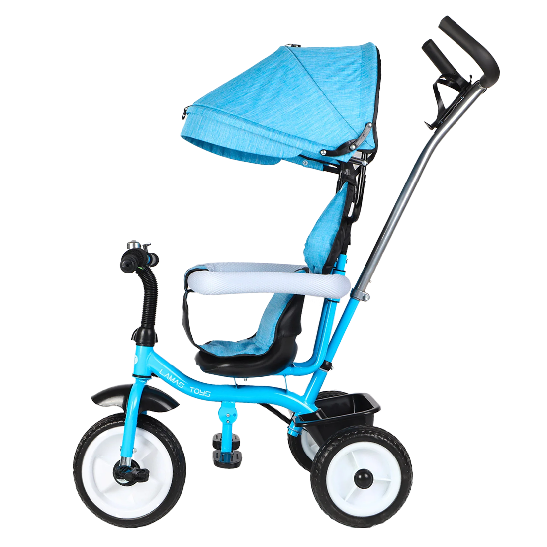Tricycle FUNNY LT982 Poussette pour Enfants avec Pare-Soleil