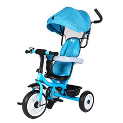 Tricycle FUNNY LT982 Poussette pour Enfants avec Pare-Soleil
