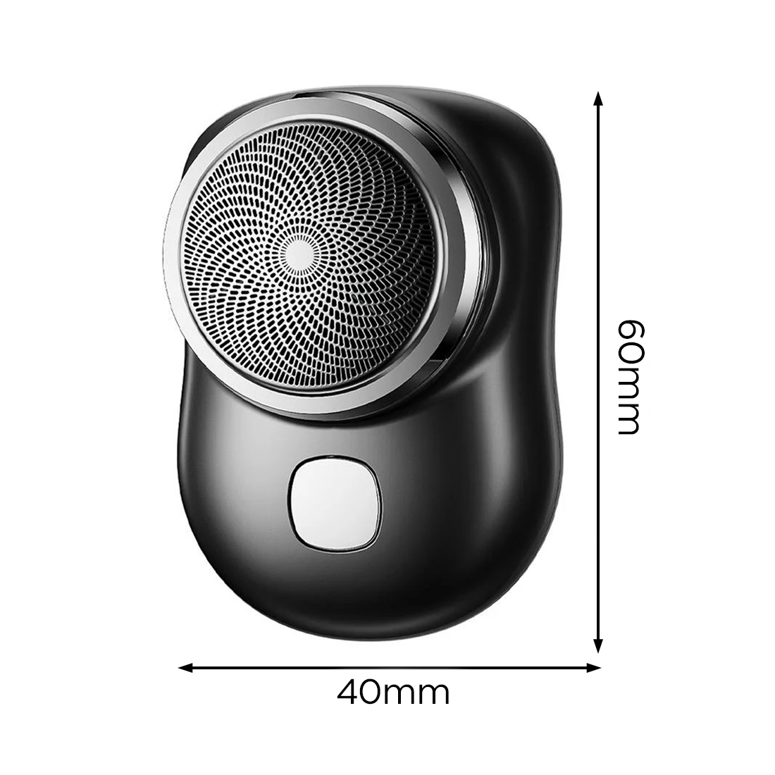 Mini Rasoir Électrique pour Homme Barbe et Cheveux Portable Rechargeable