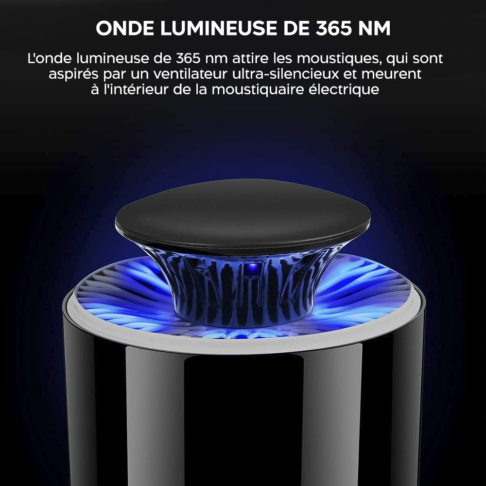 2pz Lampe anti-moustiques électrique 18724, trappola insectes LED USB portable.