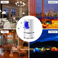 Lampe anti-moustiques électrique avec lumière UV, piège à insectes portable USB